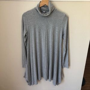 🔴5/$10🔴 SIMLU High Neck Asymmetrical Short Gray Dress